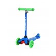 Самокат GRAFFIT  световые колёса 110/75мм. ABEC7, до 40 кг. СИНИЙ